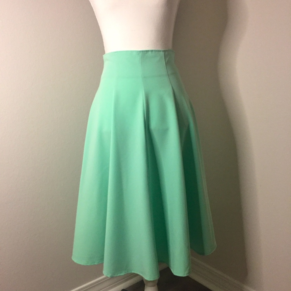 Miss Candyfloss Teal Skirt XS Vintage Style
